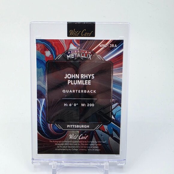 2023 John Rhys Plumlee AUTOGRAPH ROOKIE CARD RC 1 of 1  Seahawks 1/1 UCF - Picture 2 of 2